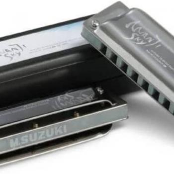 Suzuki Manji Sky D Diatonic Harmonica in D Major - 10 Holes