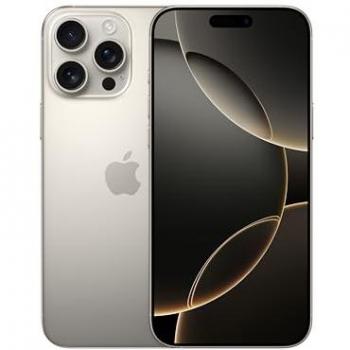 Apple iPhone 16 Pro Max 512GB Natural Titanium Smartphone 5G con Control de Cámara, Pantalla de 6,9, Grabación en 4K a 120fps, Dolby Vision