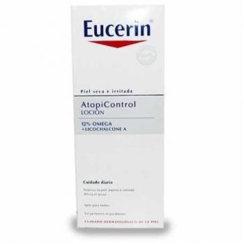 Loción Emoliente Calmante 12% Omega Eucerin para Piel Seca e Irritada 250ml