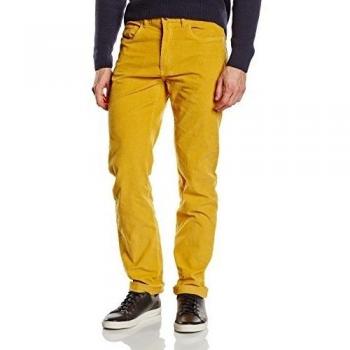 Brooks Brothers Velluto 5 Tasche - Pantalón para hombre, gold
