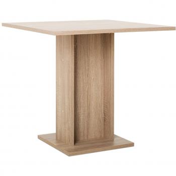 Mesa de Centro Gustave Roble 80 X 80 cm - Elegante y Funcional para tu Sala de Estar