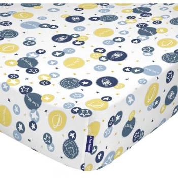 Bajera Cuna Multicolor 70x140 cm, 100% Algodón, Calidad 150 TC, Fabricado en España