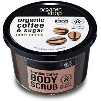 Organic Coffee & Sugar Body Scrub with Natural Oils 250ml