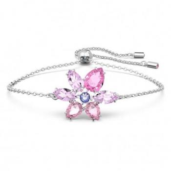 Swarovski Gema Pink Flower Bracelet