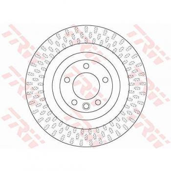 Disco de freno TRW DF6505S, volver, ventilado, 1 pieza