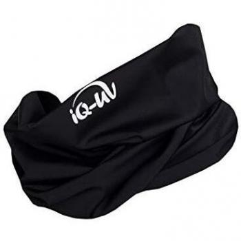 iQ-UV 6801222800-54cm Bandana, Unisex adulto, Negro, 54 cm