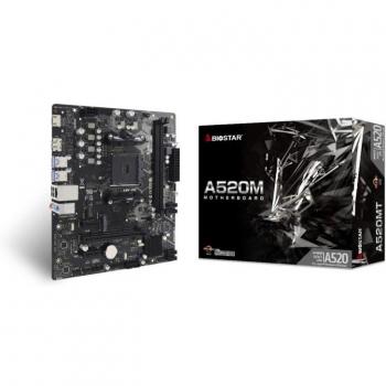 Biostar A520MT Micro ATX Motherboard Socket AM4 AMD A520