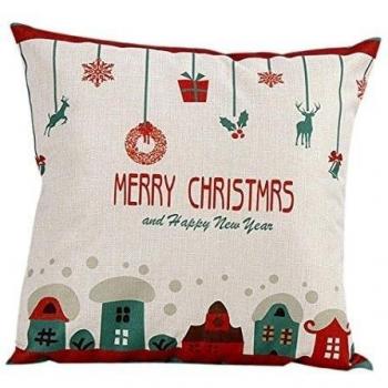 Vovotrade funda de almohada de Navidad - 45cm*45cm