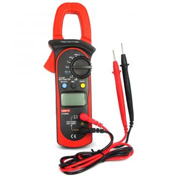 UNI-T UT204A 600A DC/AC Medidores de Pinza Multímetro Digital con Prueba de Temperatura, Capacitancia, Frecuencia, Resistencia Auto Range 600 V Tensión Continuidad Zumbador