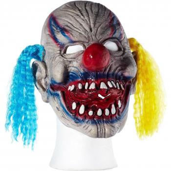 Widmann 00404 -  Máscara de látex, modelo payaso malvado, talla única, adulto