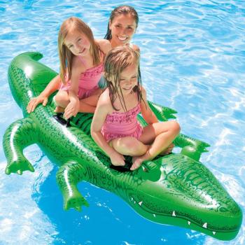 Cocodrilo Gigante Inflable 203x114 cm para Montar