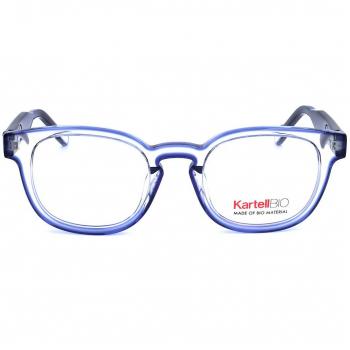 Kartell KL009V 03 Men's Eyeglasses Blue Size 49 - Frame Only, Blue Light Block Available