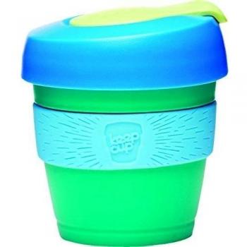 KeepCup 4 oz polipropileno XS #5 Jarra de viaje, verde y azul