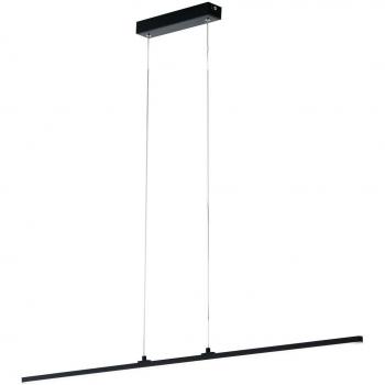 Plafón LED Colgante Shanghai Aluminium Noir 1700lm 4000K 100x1,5x1,2cm