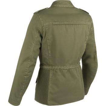 Chaqueta textil de moto para mujer Segura Tabata Caqui Verde Marrón (42)