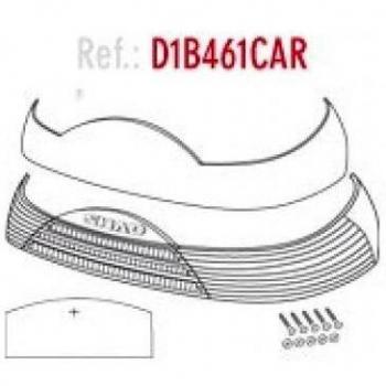Shad D1B461CAR Catadióptrico Blanco para Baúl Sh46, Blanco