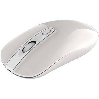 Rechargeable Wireless Mouse, Cimetech 2.4G Computer Mouse Cordless Optical Mice for Laptop, Slim Silent Wireless Mouse with USB Nano Receiver, 5 Adjustable DPI 2400/2000/1600/1200/800