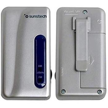 Sunstech RPC5BLISSL - Radio Am/FM con Clip de sujeción, Color Plata
