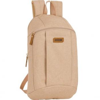 Mini Mochila Casual Safta Beige Arena