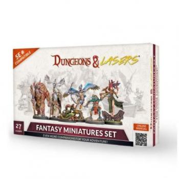 Dungeon & Lasers: Fantasy Miniatures Set