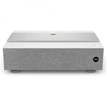 Proyector BenQ V6000 Blanco - 3000 Lúmenes, 16:9, 4K UHD HDR, Proyección Ultra Corta Laser Sin Lámpara y Altavoces treVolo