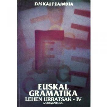 Euskal Gramatika : lehen urratsak IV