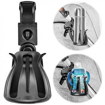 Soporte Universal Clip&Go para Botellas y Tazas de Bebé para Cochecitos y Bicicletas