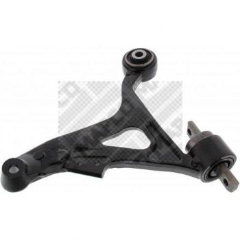 MAPCO control arm 49977, barra oscilante de suspensión de ruedas, fabricada en acero, diseñada para vehículos específicos, incluye bujes y es compatible con diferentes modelos de automóviles