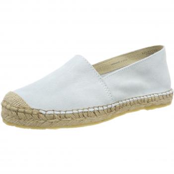 SELECTED FEMME Sfmarley Suede Espadrilles, Alpargata para Mujer, Gris