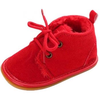 Auxma Zapatos de bebé, Bebé niño infantil nieve Botas zapatos suela de goma cuna Prewalker