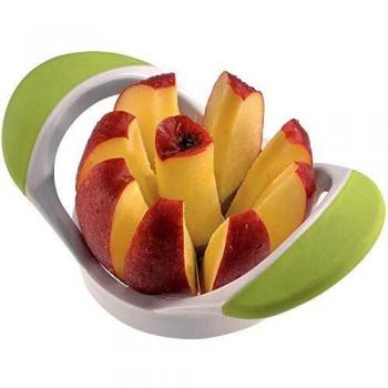 Westmark Divisor / cortador de manzanas, 17,5 x 10,5 x 6,5 cm, Acero inoxidable / plástico, 8P, Blanco / verde / plateado, 51622270
