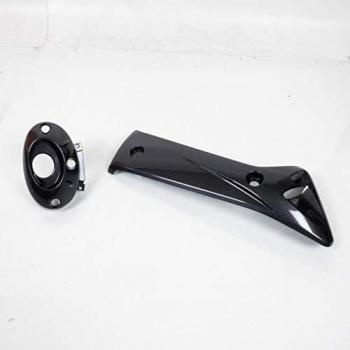 KIT PROTEZIONE MARMITTA E FONDELLO HONDA SH 300 '07/'13 CARBON LOOK
