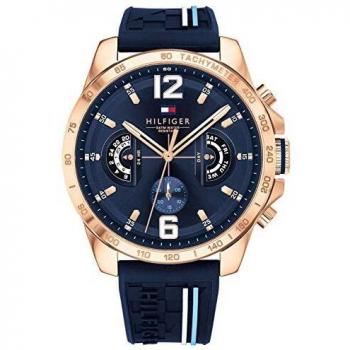Tommy Hilfiger UnisexAdult Multi dial Quartz Watch with Silicone Strap 1791474