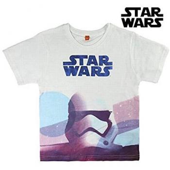 Star Wars S0712913 Camiseta, Blanco, 8 años Unisex niños