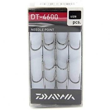 Daiwa Needle Point, color black chrome, talla 6