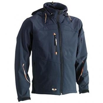 Chaleco Softshell con Capucha Herock Poseidon Azul Marino XXL