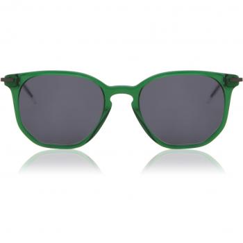 SmartBuy Collection Square Full Rim Plastic Men's Prescription Sunglasses Green Size 50