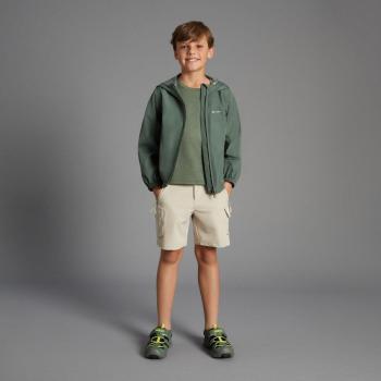 Mountain PRO - Bermuda de montaña de niño con tejido ligero, secado rápido, protección UV, cinturilla ajustable y múltiples bolsillos