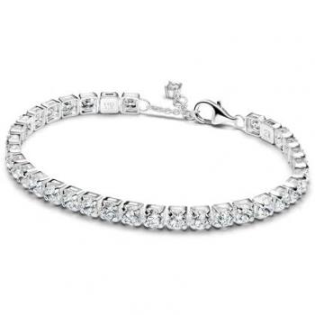 Pulsera de Tenis Pandora 593539C01 para Dama en Plata con Zircónia