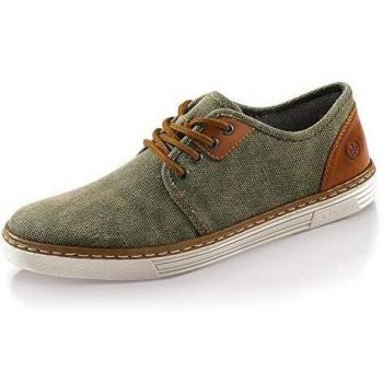 Rieker Men's B4932-53 Low-Top Sneakers, Green