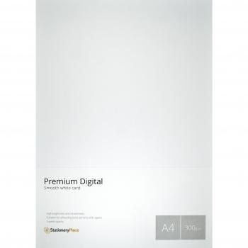 Stationery Place Thick White Card 300GSM A4 X 100 Sheets