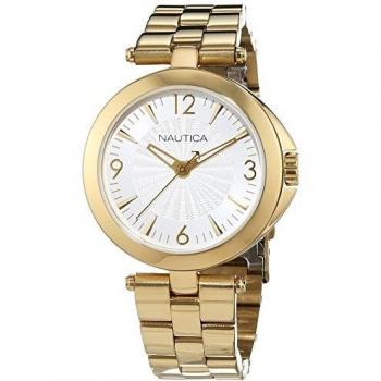 Nautica Reloj Analógico para Mujer de Cuarzo con Correa en Acero Inoxidable 0656086079654