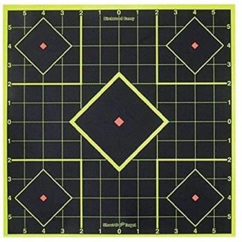 BIRCHWOOD CASEY Unisex's Shoot-N-C 8 Sight 6 Targets, Multi, One Size