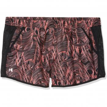 Under Armour Women 's Fly-by por Impreso Corto, Mujer, Color Brilliance, tamaño XL