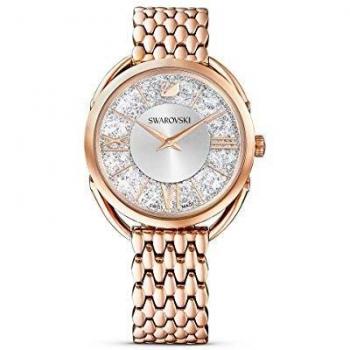 Swarovski Crystalline Glam Metal Bracelet Watch 5452465 - Pink, Female, Size: ONE SIZE