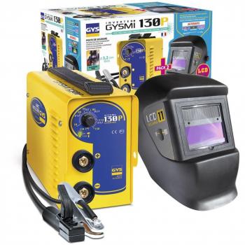 GYS Equipo Soldadura 130P Máscara Herramienta Soldador Maquinaria Industrial