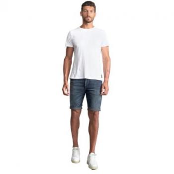 Le Temps des Cerises Oc Blue Black Washed Bermuda Shorts