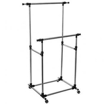 Perchero Doble Barra de Acero Inoxidable Resistente AC-DECO Venus 5five
