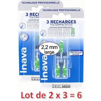 Inava Repuestos Brossettes Interdentales Verde 2.2mm x3