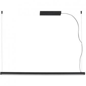 Colgante Vico Negro Mate 3,25 Cm - Lámpara colgante negra con florón de superficie Faro Barcelona modelo VICO115 61103
